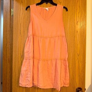 Lucky Brand Sleeveless Coral Dress